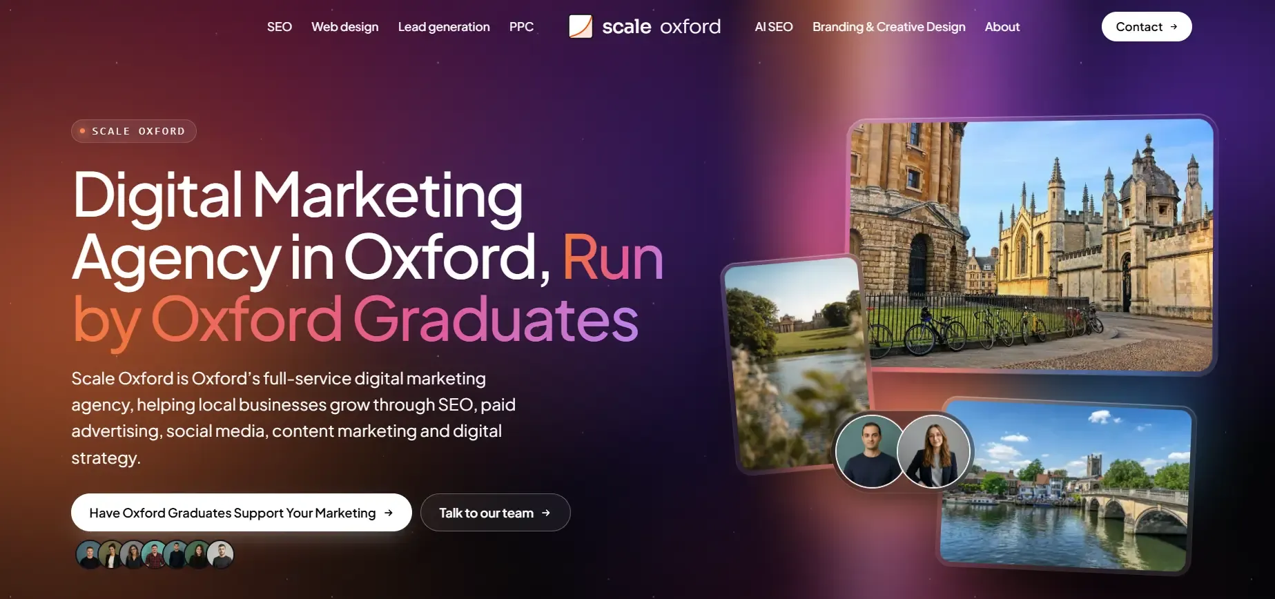 Scale Oxford Homepage